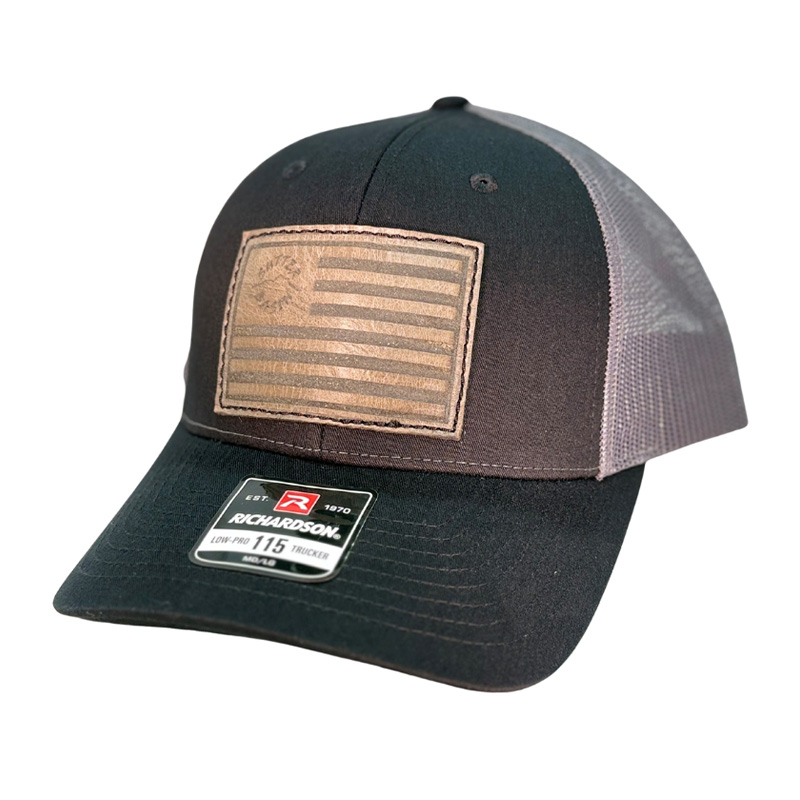FLAG LEATHER PATCH HAT